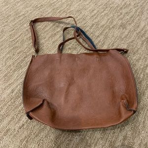 Reversible Free People Faux leather Tote